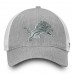 Men's Detroit Lions NFL Pro Line by Fanatics Branded Heathered Gray/White Lux Slate Trucker Adjustable Hat 2998597